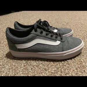 Womens Vans gray and pink